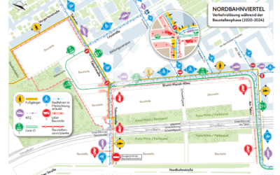 Verkehrswegplan für das Nordbahnviertel